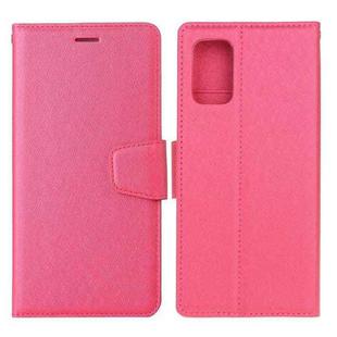 For Xiaomi Redmi K40 / K40 Pro / Mi 11i / Poco F3 Silk Texture Horizontal Flip Leather Case with Holder & Card Slots & Wallet & Photo Frame(Rose Red)