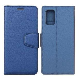 For Xiaomi Redmi Note 10 Pro / Note 10 Pro Max Silk Texture Horizontal Flip Leather Case with Holder & Card Slots & Wallet & Photo Frame(Blue)