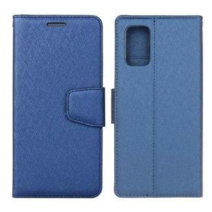 For Xiaomi Mi 10T 5G / 10T Pro 5G Silk Texture Horizontal Flip Leather Case with Holder & Card Slots & Wallet & Photo Frame(Blue)