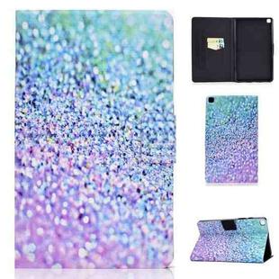 For Samsung Galaxy Tab A7 Lite 8.7 (2021) T220 / T225 Voltage Texture Colored Drawing Horizontal Flip Leather Case, with Holder & Card Slots(Quicksand)