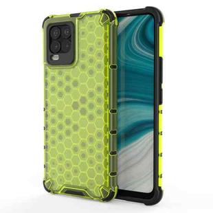 For OPPO Realme 8 Shockproof Honeycomb PC + TPU Case(Green)