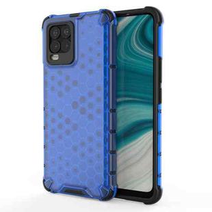 For OPPO Realme 8 Shockproof Honeycomb PC + TPU Case(Blue)