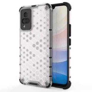 For vivo S9 Shockproof Honeycomb PC + TPU Case(White)