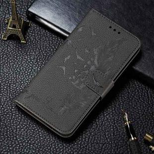 For Samsung Galaxy A22 5G Litchi Texture Feather Embossing Pattern Horizontal Flip Leather Case with Holder & Card Slots & Wallet & Photo Frame & Lanyard(Grey)