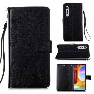 For LG Velvet 2 Pro Dream Catcher Printing Horizontal Flip Leather Case with Holder & Card Slots & Wallet & Lanyard(Black)