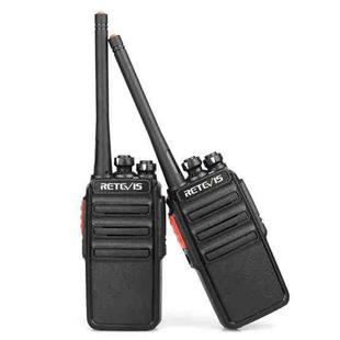 1 Pair RETEVIS H777S US Frequency 462.5500-462.7250MHz 16CHS FRS License-Free Two Way Radio Handheld Walkie Talkie, US Plug(Black)