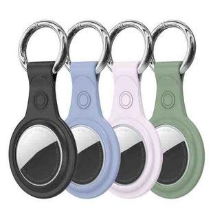 DUX DUCIS 4 PCS / Sets Frosted TPU Protective Case with Key Ring for AirTag