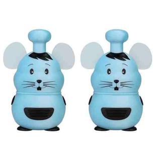 1 Pair RETEVIS RT30M 0.5W EU Frequency PMR446 1CH Mouse Shape Children Handheld Walkie Talkie(Blue)