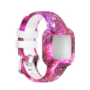 For Garmin Vivofit JR3 Silicone Printing Watch Band(Starry Sky)