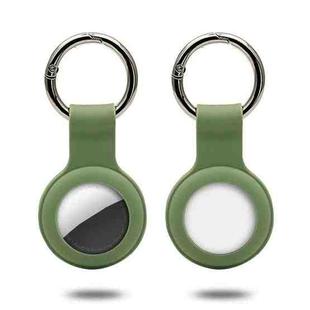 Silicone Case with Keychain Ring for AirTag(Green)