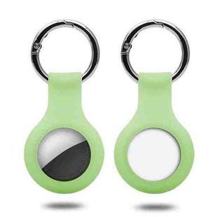 Silicone Case with Keychain Ring for AirTag(Light Green)