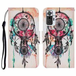 For Xiaomi Redmi Note 10 Pro Coloured Drawing Pattern Horizontal Flip PU Leather Case with Holder & Card Slots & Wallet & Lanyard(Wind Chimes)