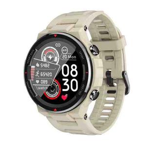 Q70 1.28 inch TFT Screen IP67 Waterproof Smart Watch, Support Sleep Monitoring / Heart Rate Monitoring / Blood Pressure Monitoring(Beige)