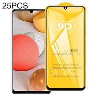 For Samsung Galaxy M42 5G 25 PCS 9D Full Glue Full Screen Tempered Glass Film