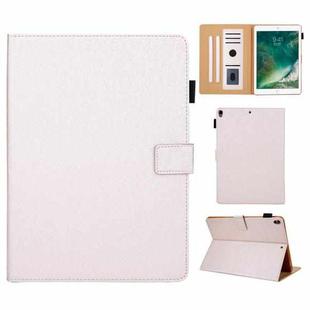 Hair Silky Texture Solid Color Horizontal Flip Leather Case with Holder & Card Slots & Photo Frame & Anti-Skid Strip For iPad Pro 10.5 inch (2017) / (2019)(Gold)