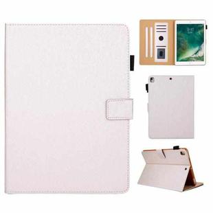 Hair Silky Texture Solid Color Horizontal Flip Leather Case with Holder & Card Slots & Photo Frame & Anti-Skid Strip For iPad 10.2 2021 / 2020 / 2019(Gold)