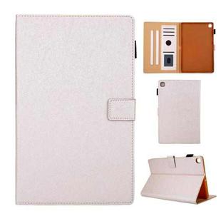 Hair Silky Texture Solid Color Horizontal Flip Leather Case with Holder & Card Slots & Photo Frame & Anti-Skid Strip For Samsung Galaxy Tab A 10.1 (2019) T510 / T515(Gold)