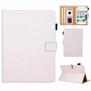 Hair Silky Texture Solid Color Horizontal Flip Leather Case with Holder & Card Slots & Photo Frame & Anti-Skid Strip, Specification:8 inch(Gold)