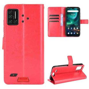 For UMIDIGI Bison GT Crazy Horse Texture Horizontal Flip Leather Case with Holder & Card Slots & Lanyard(Red)