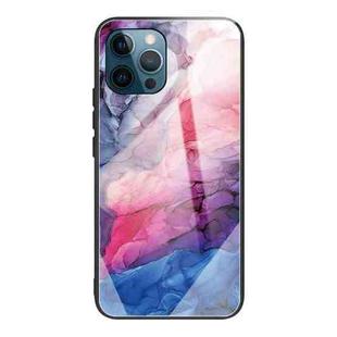 Abstract Marble Pattern Glass Protective Case For iPhone 11 Pro(Abstract Red)