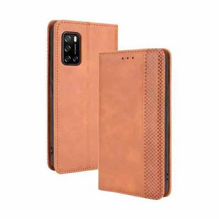 For Rakuten Big S Magnetic Buckle Retro Crazy Horse Texture Horizontal Flip Leather Case with Holder & Card Slots & Photo Frame(Brown)