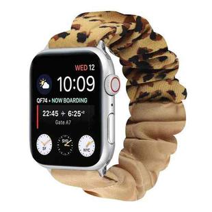 Butterfly Pattern Hair Ring Cloth Watch Band For Apple Watch Ultra 49mm / Series 8&7 45mm / SE 2&6&SE&5&4 44mm / 3&2&1 42mm(G)