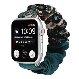 Butterfly Pattern Hair Ring Cloth Watch Band For Apple Watch Ultra 49mm / Series 8&7 45mm / SE 2&6&SE&5&4 44mm / 3&2&1 42mm(I)