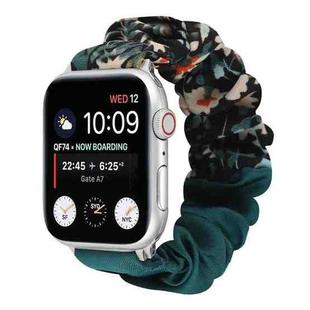 Butterfly Pattern Hair Ring Cloth Watch Band For Apple Watch Series 8&7 41mm / SE 2&6&SE&5&4 40mm / 3&2&1 38mm(I)