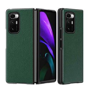 For Xiaomi Mi Mix Fold Foldable Protective Case, Pattern:Lychee Pattern(Green)