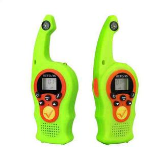 1 Pair RETEVIS RT675 0.5W EU Frequency PMR446 16CHS License-free Children Handheld Walkie Talkie(Green)