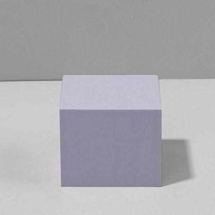 7 x 7 x 6cm Cuboid Geometric Cube Solid Color Photography Photo Background Table Shooting Foam Props (Purple)