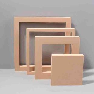 Cube Embedded Combo Kits Geometric Cube Solid Color Photography Photo Background Table Shooting Foam Props(Flesh Color)