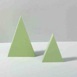 2 x Triangles Combo Kits Geometric Cube Solid Color Photography Photo Background Table Shooting Foam Props (Green)