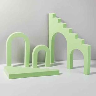 Ladder Combo Kits Geometric Cube Solid Color Photography Photo Background Table Shooting Foam Props (Green)