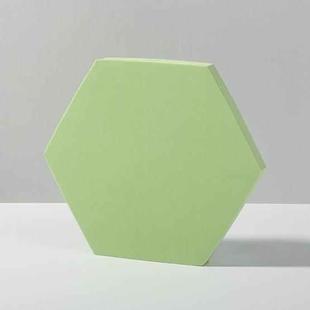 18 x 2cm Hexagon Geometric Cube Solid Color Photography Photo Background Table Shooting Foam Props (Green)