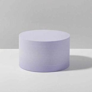 10 x 6cm Cylinder Geometric Cube Solid Color Photography Photo Background Table Shooting Foam Props (Purple)