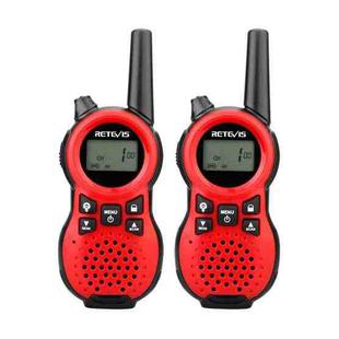 1 Pair RETEVIS RT638 EU Frequency PMR446 16CHS License-free Children Handheld Walkie Talkie(Red)