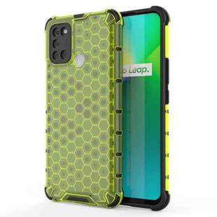 For OPPO Realme 7i Shockproof Honeycomb PC + TPU Case(Green)