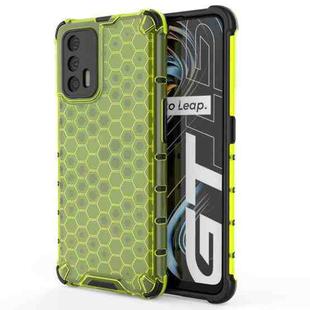 For OPPO Realme GT 5G Shockproof Honeycomb PC + TPU Case(Green)