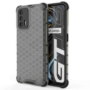 For OPPO Realme GT 5G Shockproof Honeycomb PC + TPU Case(Black)