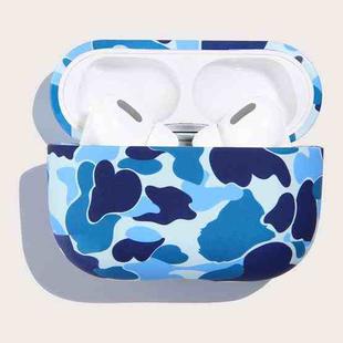Camouflage Series Earphone Protective Case For AirPods Pro(Blue)