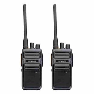 1 Pair RETEVIS RB17 462.5500-462.7250MHz 16CHS FRS License-free Two Way Radio Handheld Walkie Talkie, US Plug(Black)