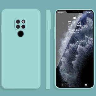 For Huawei Mate 20 Solid Color Imitation Liquid Silicone Straight Edge Dropproof Full Coverage Protective Case(Sky Blue)