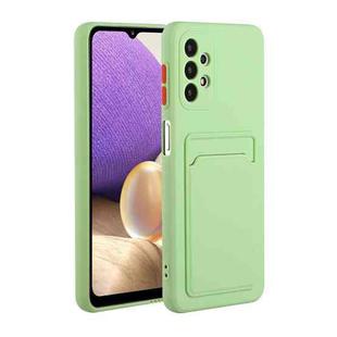For Samsung Galaxy A52 5G / 4G Card Slot Design Shockproof TPU Protective Case(Green)