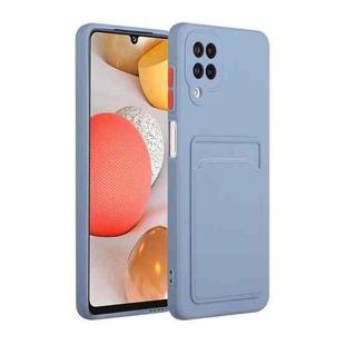 For Samsung Galaxy M12 Card Slot Design Shockproof TPU Protective Case(Gray)