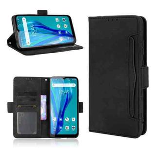 For Oukitel C23 Pro Skin Feel Calf Pattern Horizontal Flip Leather Case with Holder & Card Slots & Photo Frame(Black)