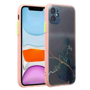 For iPhone 11 Ink Painting Style TPU Protective Case (Ink Green)
