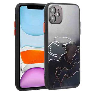 For iPhone 11 Ink Painting Style TPU Protective Case (Ink Black)