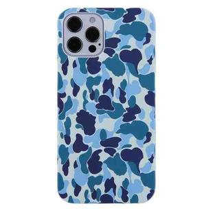For iPhone 11 Camouflage TPU Protective Case (Blue)