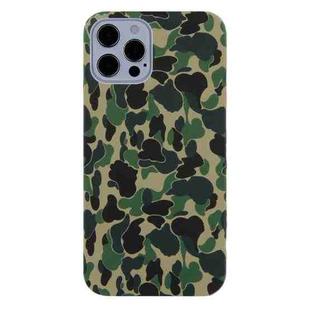 For iPhone 12 mini Camouflage TPU Protective Case (Green)